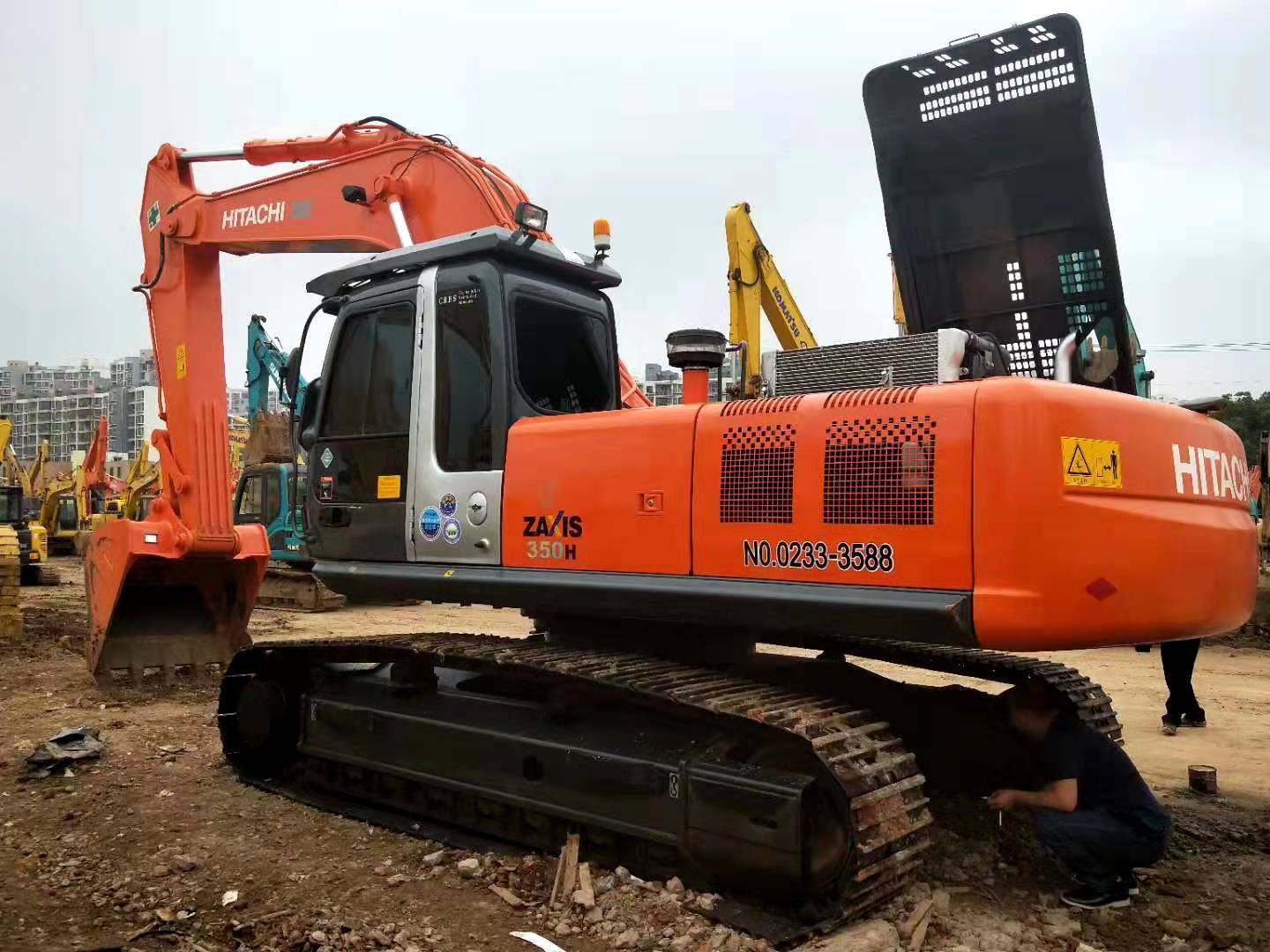 Used Hitachi ZX350-3 excavator|No. 24519-25