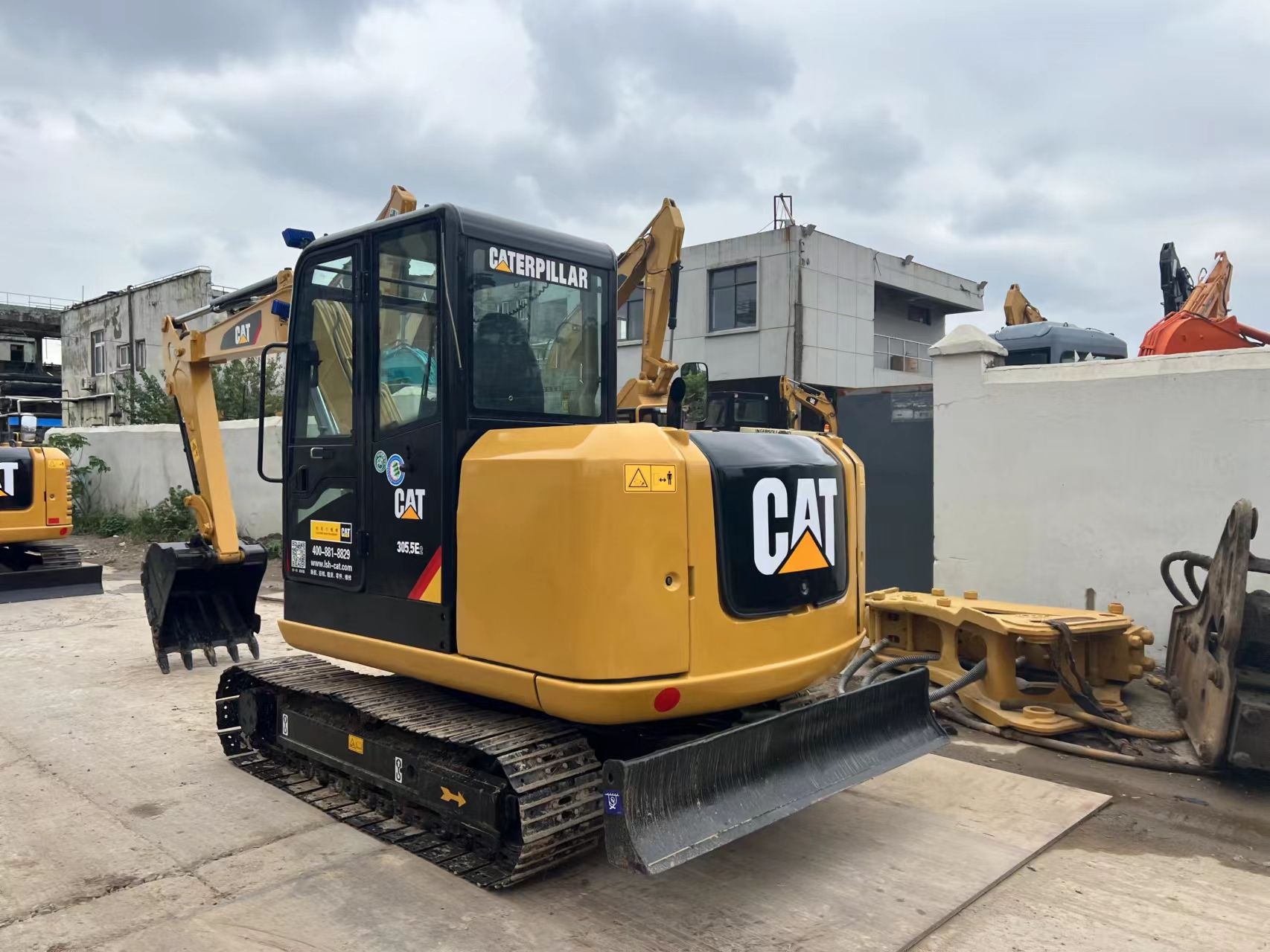 Used Caterpillar CAT305.5E2 excavator | No. 24521-6