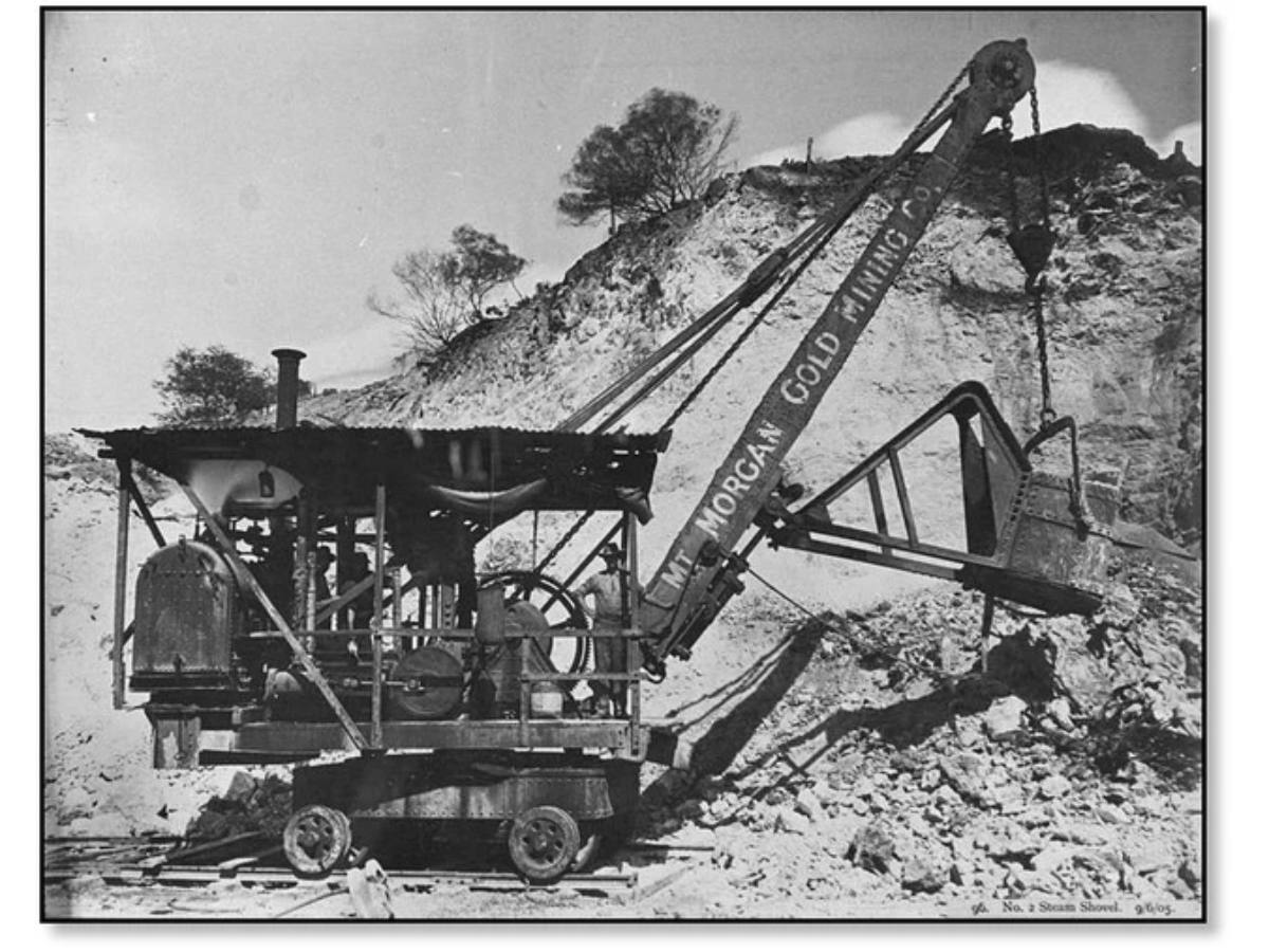 The world's first excavator, the first steam excavator, the first hydraulic excavator, used excavators, old excavators, pure electric excavators, hybrid excavators_WH_1200x900px.jpg